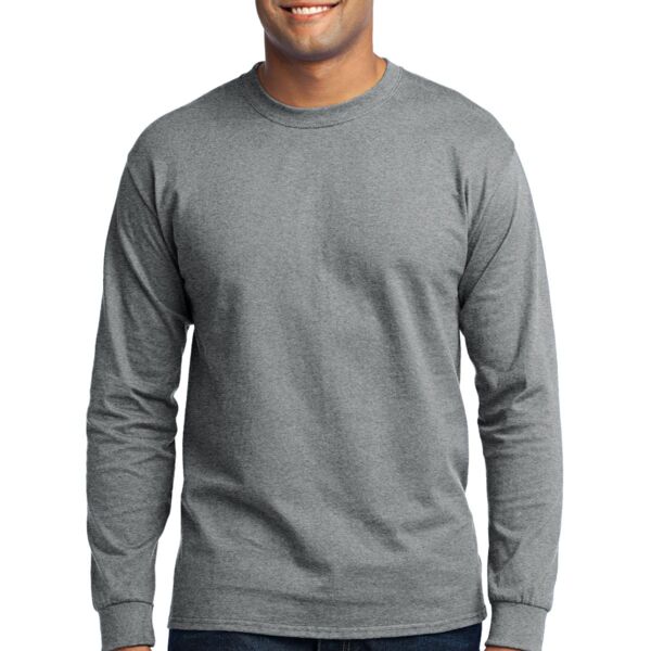 Cotton/Poly Blend Long Sleeve Tee Thumbnail