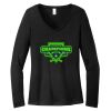 Women's Long Sleeve V Neck Tee Thumbnail