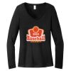 Women's Long Sleeve V Neck Tee Thumbnail