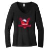 Women's Long Sleeve V Neck Tee Thumbnail
