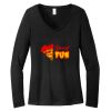 Women's Long Sleeve V Neck Tee Thumbnail