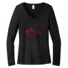 Women's Long Sleeve V Neck Tee Thumbnail