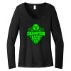 Women's Long Sleeve V Neck Tee Thumbnail