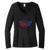 Women's Long Sleeve V Neck Tee Thumbnail