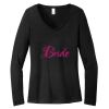 Women's Long Sleeve V Neck Tee Thumbnail
