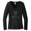 Women's Long Sleeve V Neck Tee Thumbnail