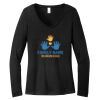 Women's Long Sleeve V Neck Tee Thumbnail
