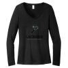 Women's Long Sleeve V Neck Tee Thumbnail
