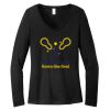 Women's Long Sleeve V Neck Tee Thumbnail