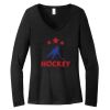 Women's Long Sleeve V Neck Tee Thumbnail