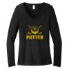 Women's Long Sleeve V Neck Tee Thumbnail
