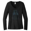 Women's Long Sleeve V Neck Tee Thumbnail