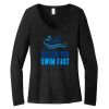 Women's Long Sleeve V Neck Tee Thumbnail