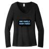 Women's Long Sleeve V Neck Tee Thumbnail