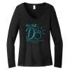 Women's Long Sleeve V Neck Tee Thumbnail