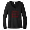 Women's Long Sleeve V Neck Tee Thumbnail