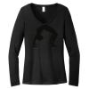 Women's Long Sleeve V Neck Tee Thumbnail