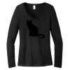 Women's Long Sleeve V Neck Tee Thumbnail