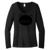 Women's Long Sleeve V Neck Tee Thumbnail
