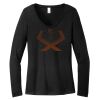 Women's Long Sleeve V Neck Tee Thumbnail