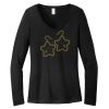 Women's Long Sleeve V Neck Tee Thumbnail