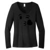 Women's Long Sleeve V Neck Tee Thumbnail