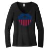 Women's Long Sleeve V Neck Tee Thumbnail