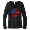 Women's Long Sleeve V Neck Tee Thumbnail