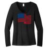 Women's Long Sleeve V Neck Tee Thumbnail