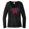 Women's Long Sleeve V Neck Tee Thumbnail
