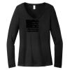 Women's Long Sleeve V Neck Tee Thumbnail