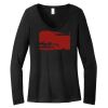 Women's Long Sleeve V Neck Tee Thumbnail